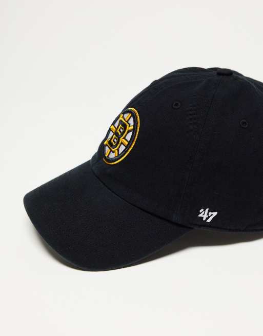 47 Clean Up NHL Boston Bruins unisex baseball cap in black, 4 of 4