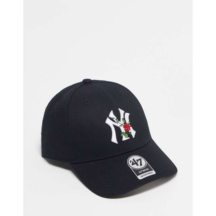  '47 Boston Red Sox MVP Adjustable Hat Baseball Cap - Black/White  : Sports & Outdoors