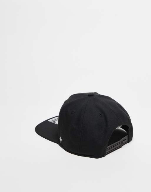 47 Brand - Casquette ajustée à visière droite et logo NY Yankees - Noir, 3 de 3