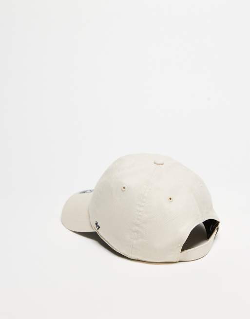 47 Brand - Casquette de baseball épurée à petit logo NY Yankees - Beige, 3 de 3
