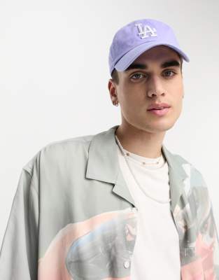 47 Brand - MLB LA Dodgers - Casquette de baseball - Violet clair | ASOS