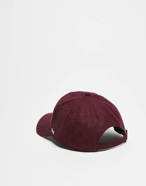 47 Brand - Mvp - Casquette en daim à logo NY Yankees - Bordeaux, 3 de 3