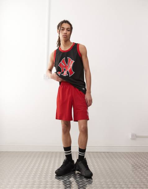 47 Brand - NY Yankees - Maillot à logo imprimé - Noir/rouge - view 1