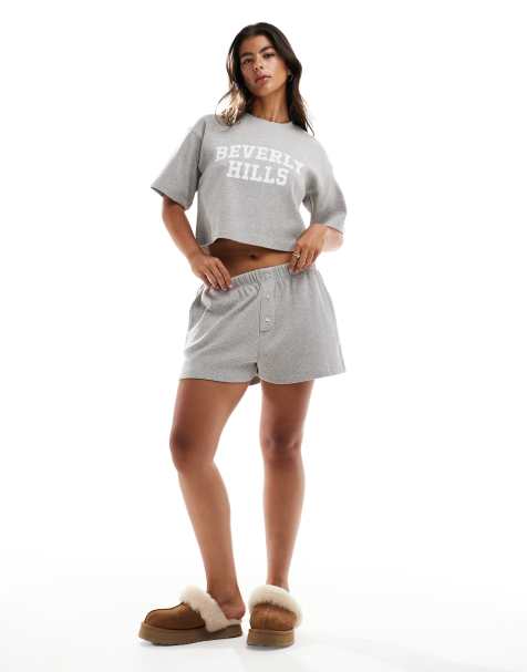 4th & Reckless Ara waffle boxer short in grey - view 1