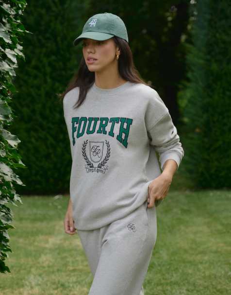 4th & Reckless – Arlo – Sweatshirt in Grau meliert - view 1