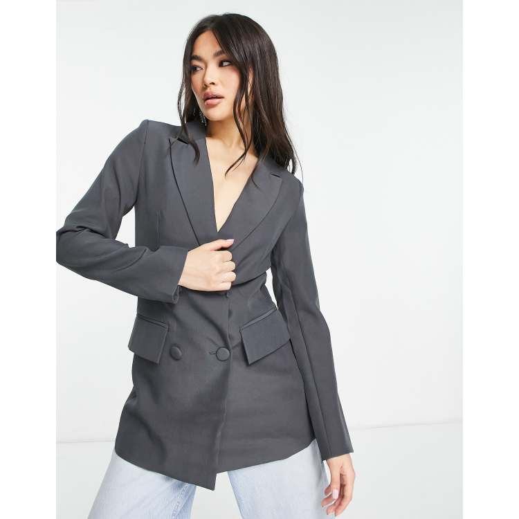 Blazer da abito doppiopetto Reckless 4th Asos Donna Abbigliamento Cappotti e giubbotti Giacche Blazer 