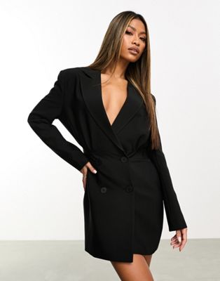 4th & Reckless blazer dress in black - ASOS Price Checker