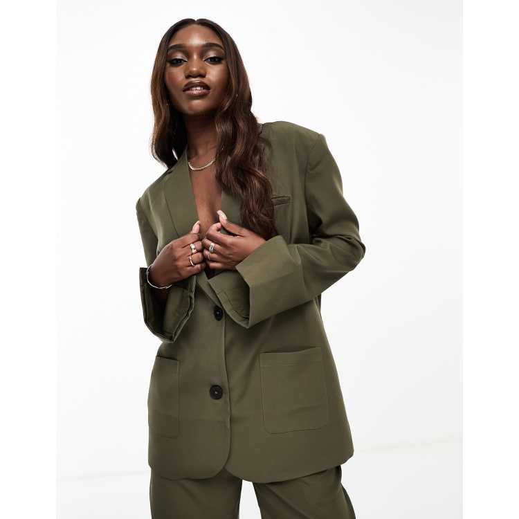 アウターその他 THEORY Woman Blazer Green H0101113 F5J Theory Outlet: Blazer woman - Green | Theory blazer H0101113