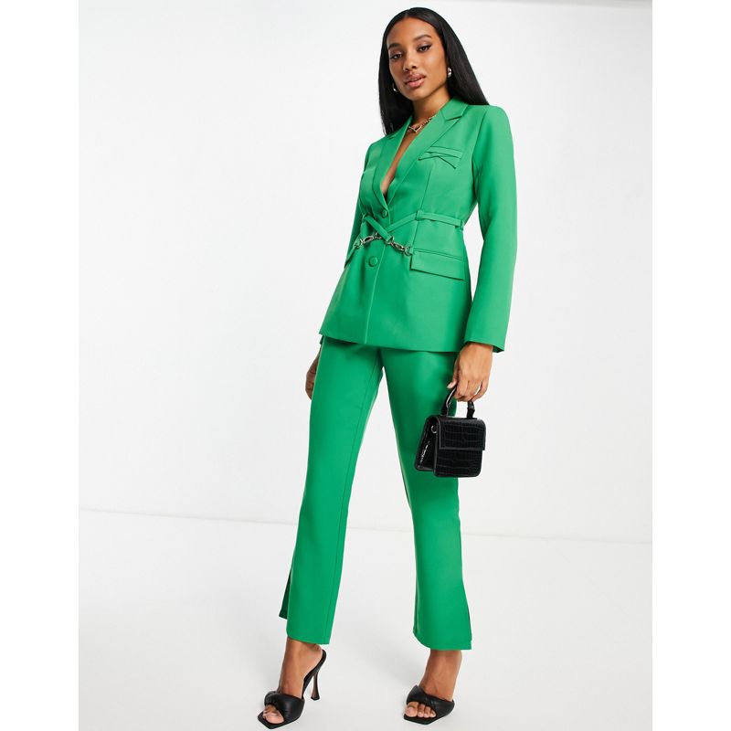 Pantaloni corti Donna 4th & Reckless - Coordinato sartoriale verde
