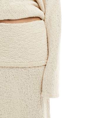 NKNIT bouclé KNIT king skirt & mini tops NW-T5556-K_S5791-