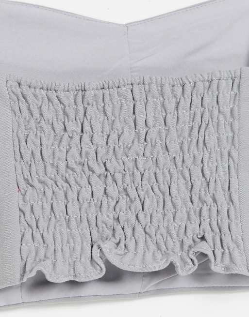 4th & Reckless - Bralette met structuur in grijs, 4 van 4