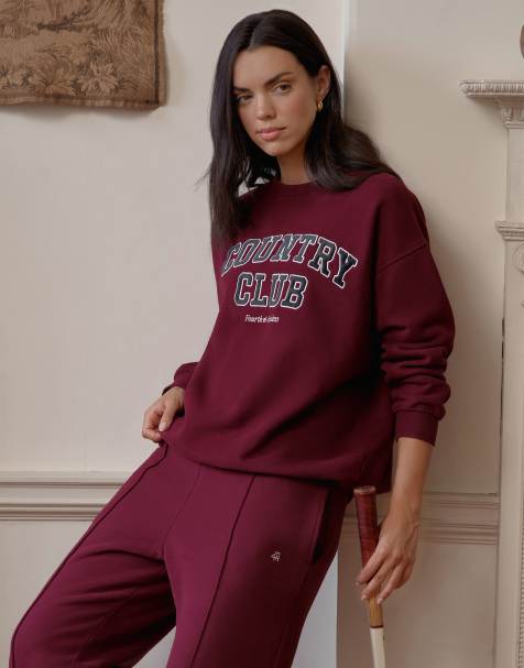 4th & Reckless – Charli – Bordowa bluza - view 1