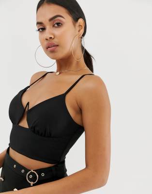 wired crop top