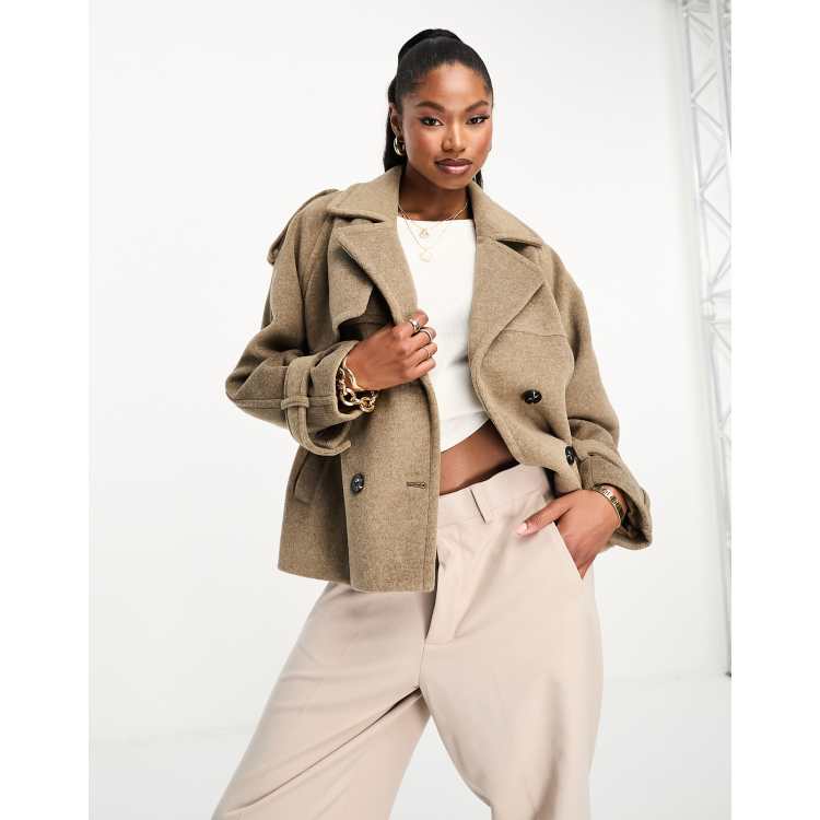 Crop 2025 wool coat