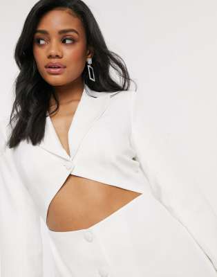 asos cut out blazer dress