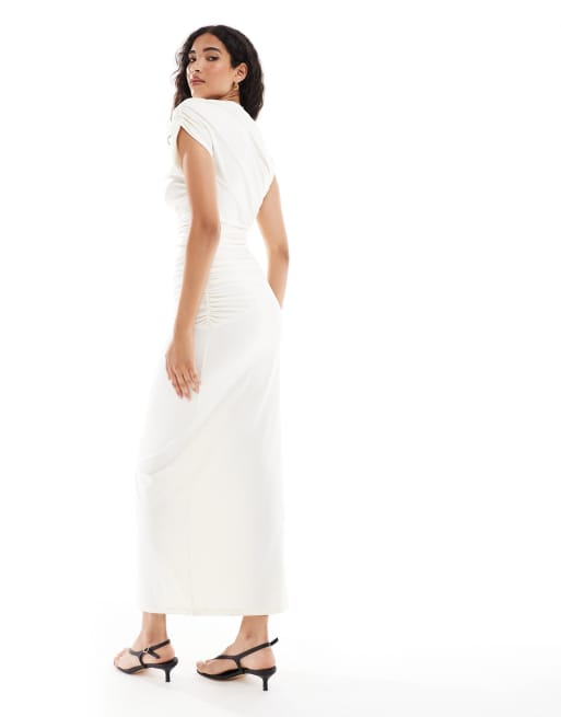 【LOULOUSEOUL】Wave Sheer Dress (Ivory) Wave Sheer Dress (Ivory) - LOULOUSEOUL