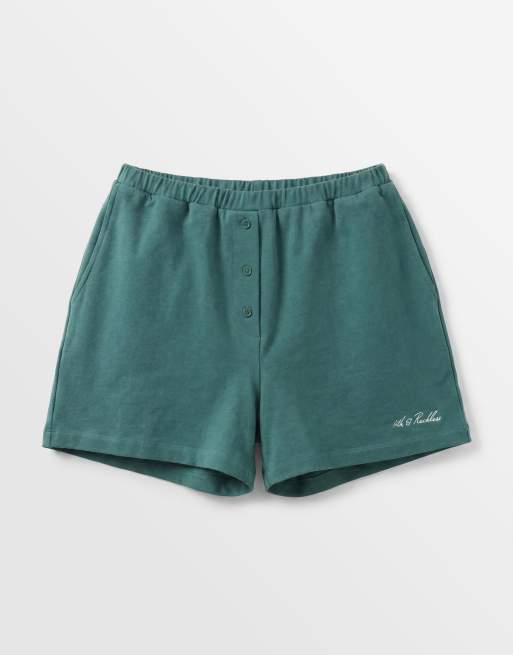 4th & Reckless elastic waist boxer shorts in green - part of a set, 6 of 7
