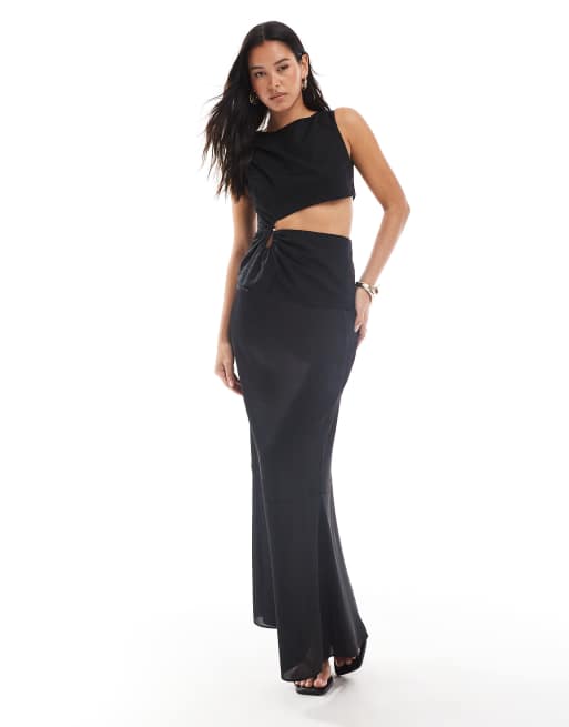 ◇typeservice◇ Moments Hot Fix Top Black NOEMI Black Hot Fix Diamante Top – Noughts & Kisses