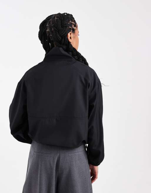 4th & Reckless Exclusive water repellent toggle detail pullover jacket in black, 3 of 4