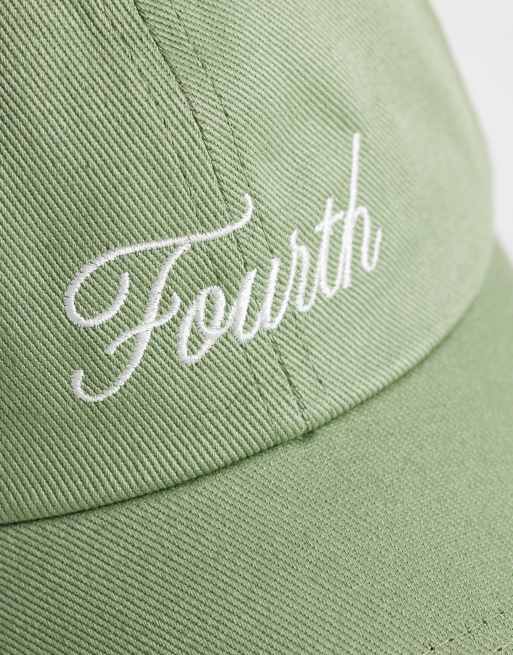 4th & Reckless - Fourth - Cappellino kaki con logo ricamato, 2 di 3