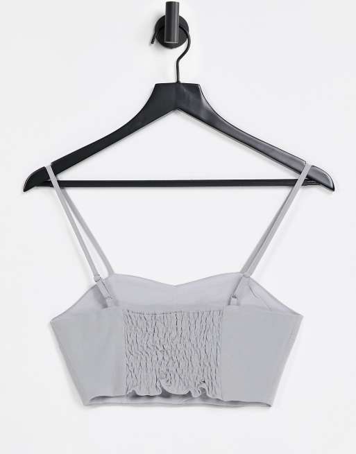 4th & Reckless – Grå bralette med textur, 2 av 4