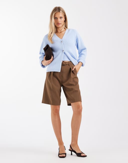 4th& Reckless – Jasnoniebieski kardigan z prążkowanej dzianiny, część zestawu, 2 z 4