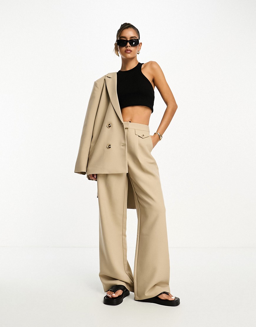 4th & Reckless joan pants in beige - part of a set-Neutral