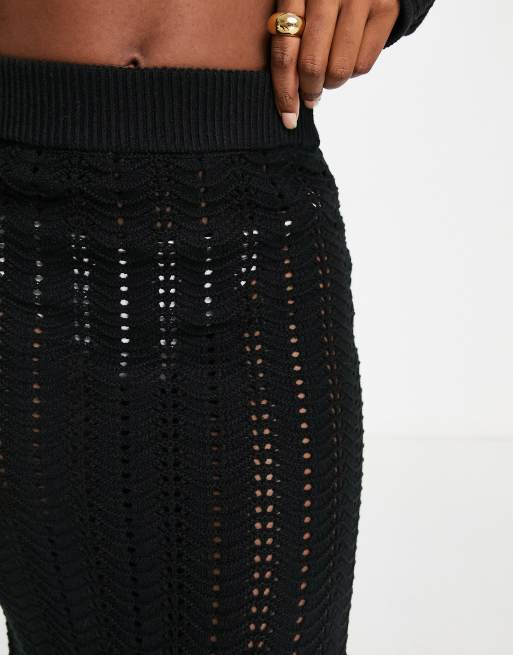 4th & Reckless - Kezia - Jupe d'ensemble en maille crochetée - Noir , 4 de 4