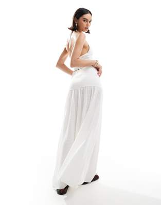 4th & Reckless Knit Drop Waist Beach Maxi Skirt