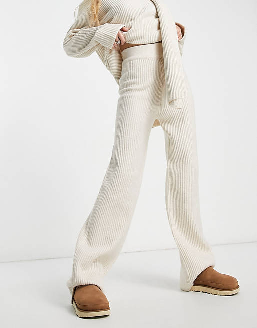 4th & Reckless knit pants in white - part of a set