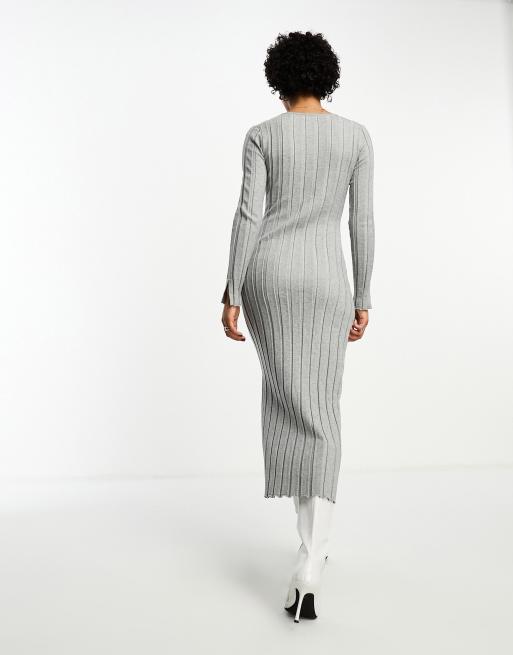 【DIAGONAL】24FW UNBALANCE SLIT KNIT DRESS Amazon.com: ZGCNDS Sweater Dress for Women Long Solid Knit