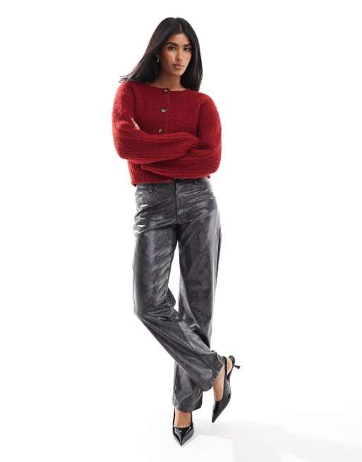 トップス Andequal unique button knit cardigan red Red Lambswool 6 Button Cardigan – Drakes