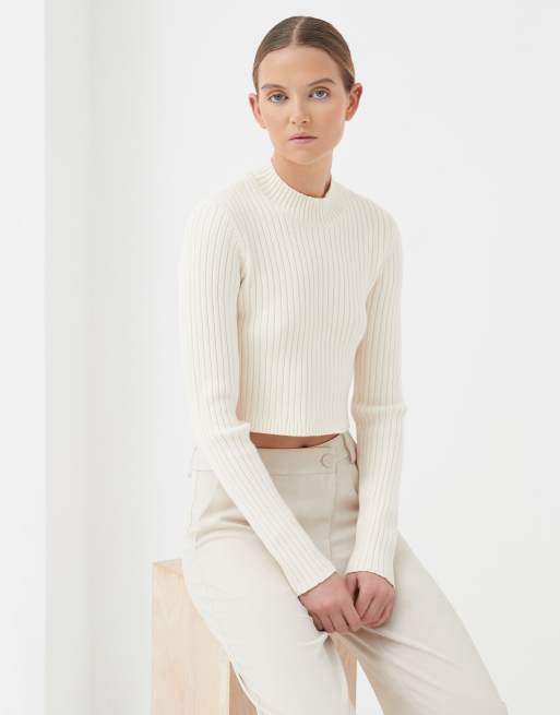 Cream hotsell cropped jumper