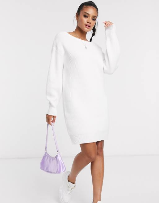 4th & Reckless knitted mini dress in white | ASOS