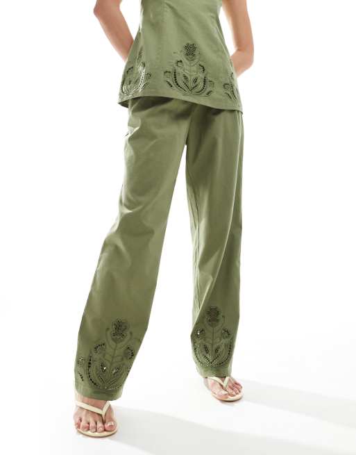 FLORAL painted pants – OFFICIAL REBRAND