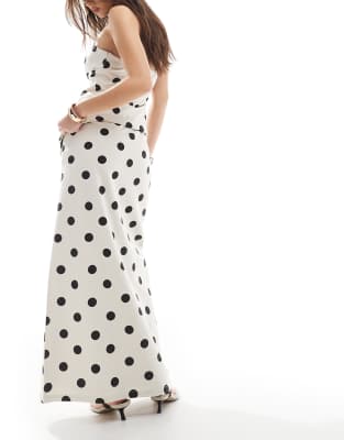 4th & Reckless Linen Look Maxi Skirt