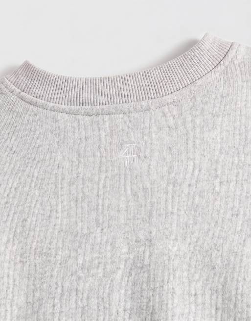 4th & Reckless logo front sweatshirt in gray, 8 of 8