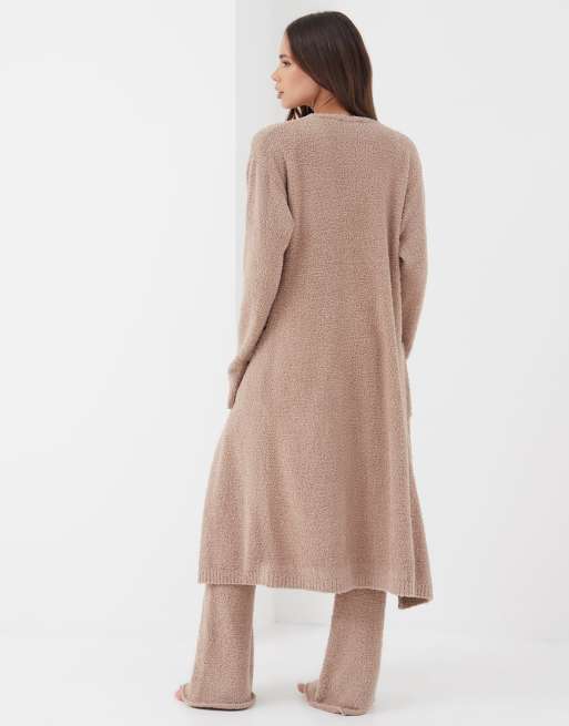 4th Reckless longline cardigan co ord in mocha ASOS