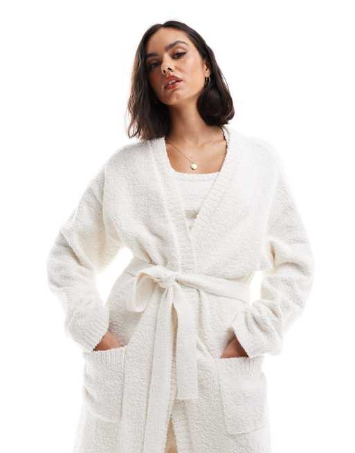 Chenille maxi cardigan sales