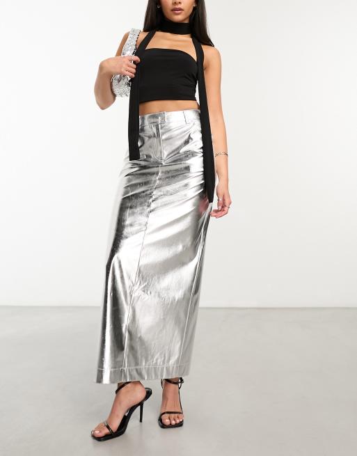 Silver metallic hotsell skirt extensions