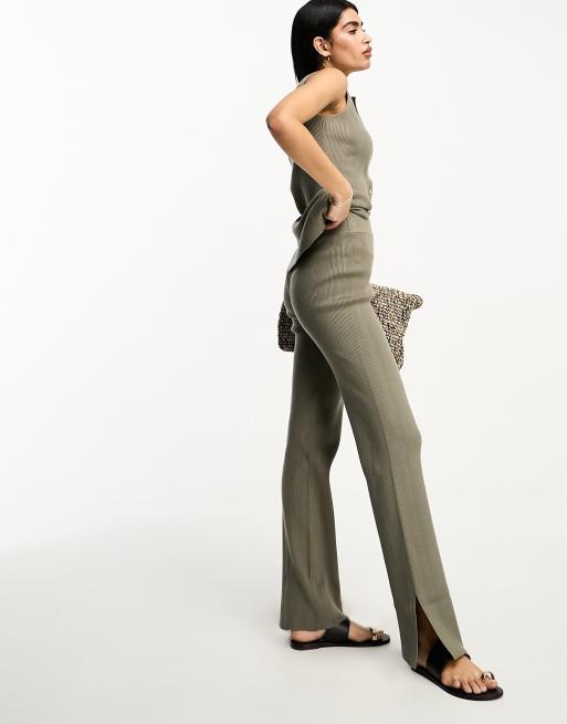 4th & Reckless mirel leggings in olive green -set