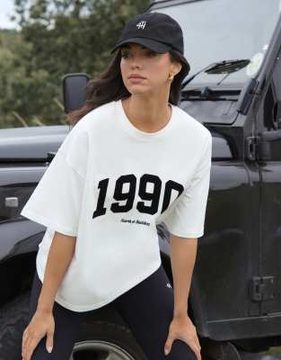 футболка 4th -Reckless Oran oversize цвета овсянки