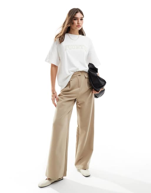 4th & Reckless – Oversize-T-Shirt in Weiß mit Häkel-Logo, 4 von 4