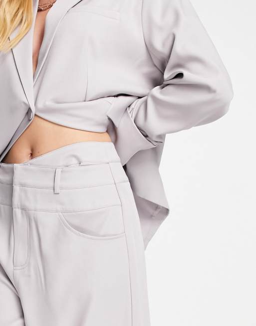 4th & Reckless - Pantalon d'ensemble ajusté légèrement évasé - Lilas, 2 de 4