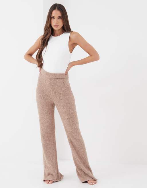4th & Reckless - Pantalon d'ensemble en maille - Moka, 4 de 4