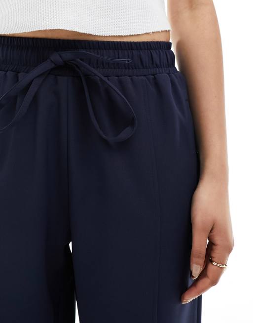 4th & Reckless - Pantalon droit ajusté d'ensemble à cordon - Bleu marine, 2 de 5