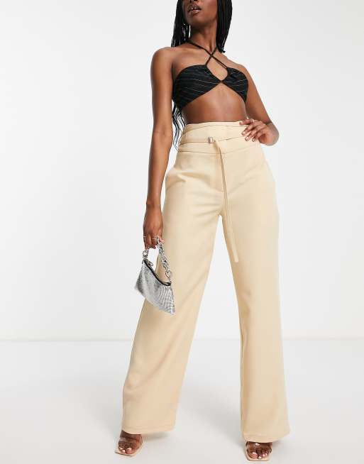 4th & Reckless - Pantaloni sartoriali gialli in coordinato