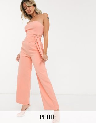 asos coral jumpsuit