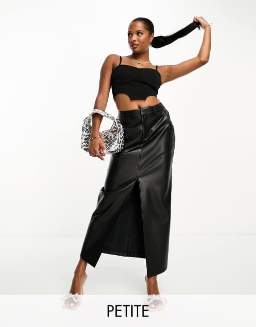 Petite black hotsell maxi skirts