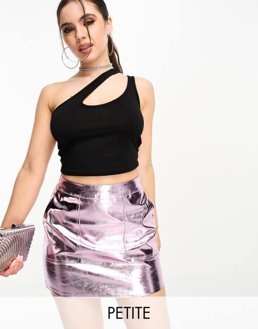 Pink metallic outlet skirts